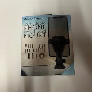 New Tech Theory Extendable Phone Dashboard Mount w Easy One Button Lock